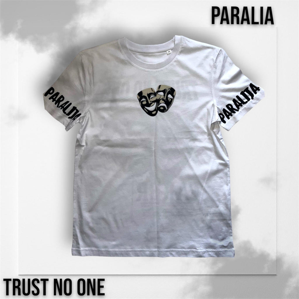 White Trust no One T-shirt